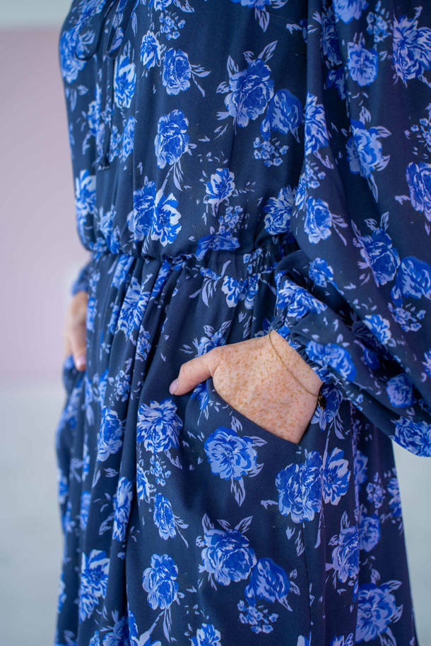 Šaty Michelle Blue Flowers